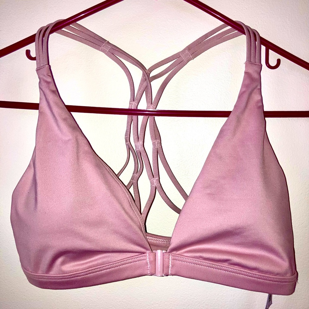 Like New Victoria’s Secret Sport Front-Close Sports Bra M Blush.